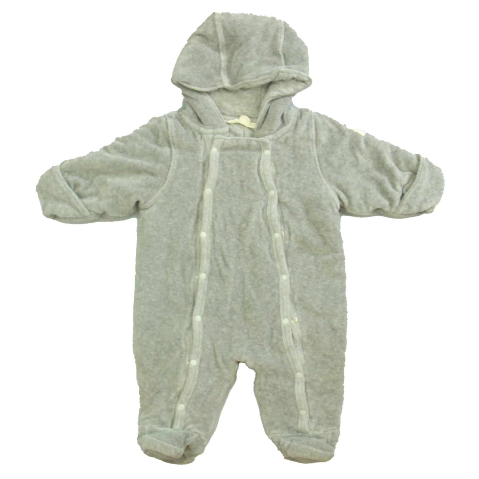 Burt's Bees Unisex Grey Bunting Size: 0-3 Months Grey