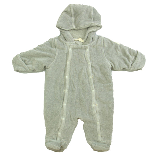 Burt's Bees Unisex Grey Bunting Size: 0-3 Months Grey