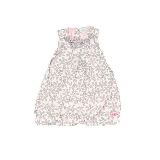 Cadet Rousselle Girls Pink | Gray Dress Size: 18 Months Pink | Gray