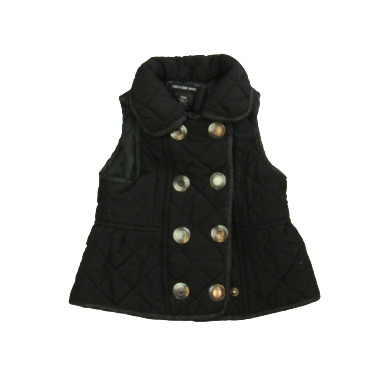 Calvin Klein Girls Black Vest Size: 12 Months Black