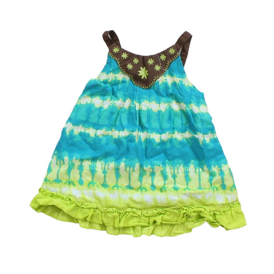 Calypso Girls Turqouise | Green | Brown Dress Size: 18 Months Turqouise | Green | Brown