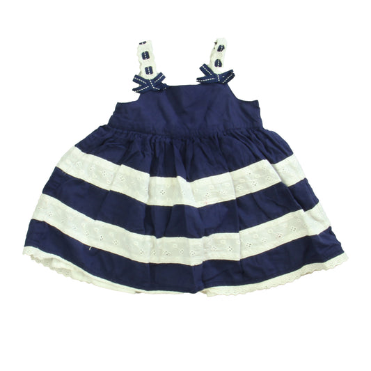 Camilla Girls Blue | White Dress Size: 12 Months Blue | White
