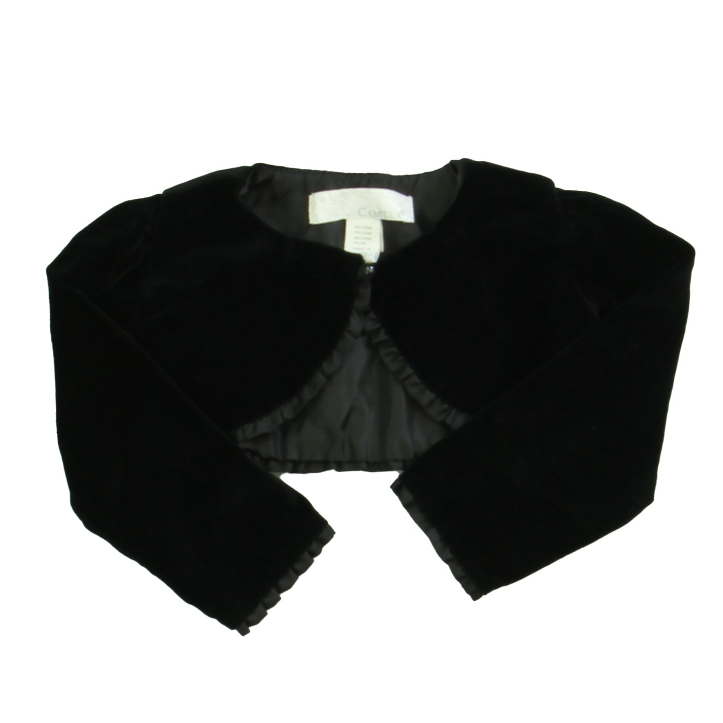 Camilla Girls Black Jacket Size: 24 Months