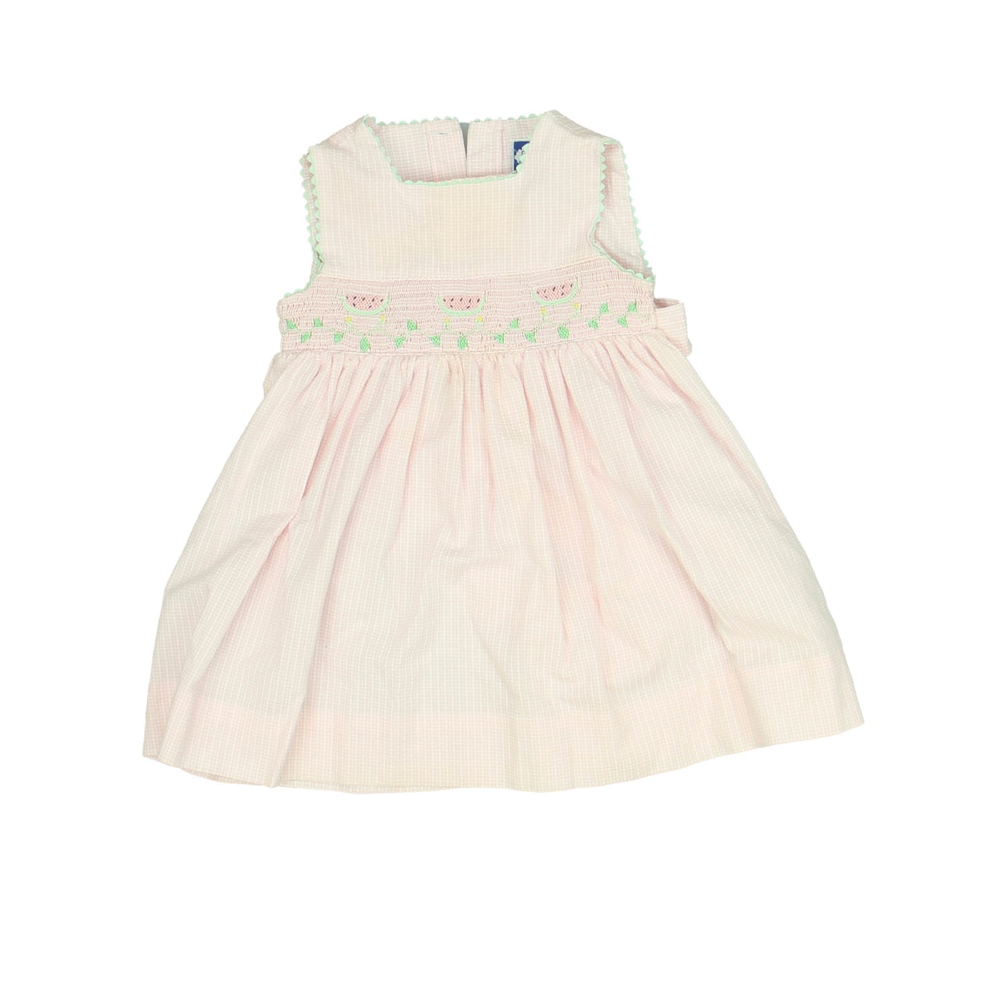 Carriage Boutiques Girls Pink | White Dress Size: 12 Months Pink | White