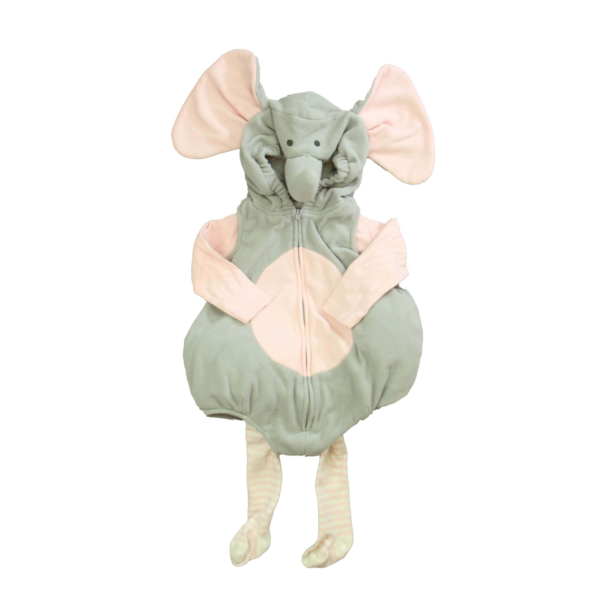 Carter's Girls Pink | Grey | Elephant Costume Size: 6-9 Months Pink | Grey | Elephant