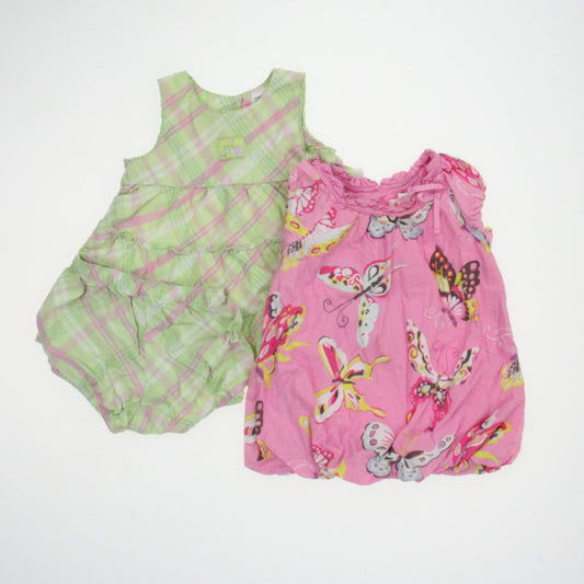 Carter's | Osh Kosh Girls Pink | Green Dress Size: 12 Months Pink | Green