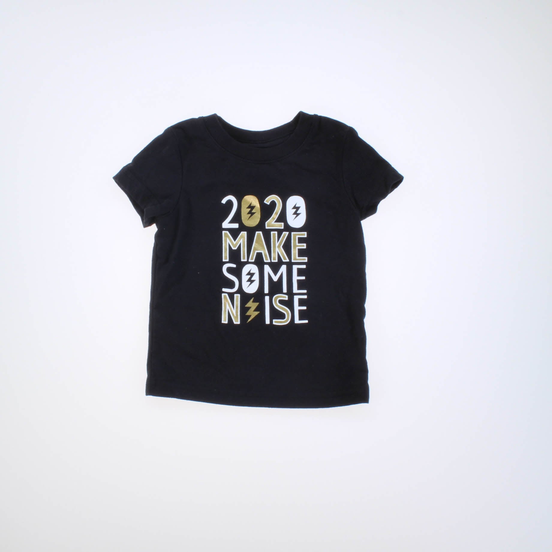 Cat & Jack Boys Black | White | Gold T-Shirt Size: 12 Months Black | White | Gold