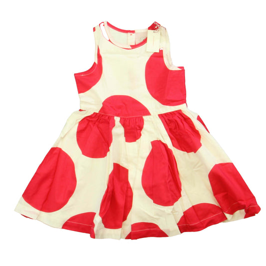 Cath Kids Girls Red | White Dress Size: 12-24 Months Red | White