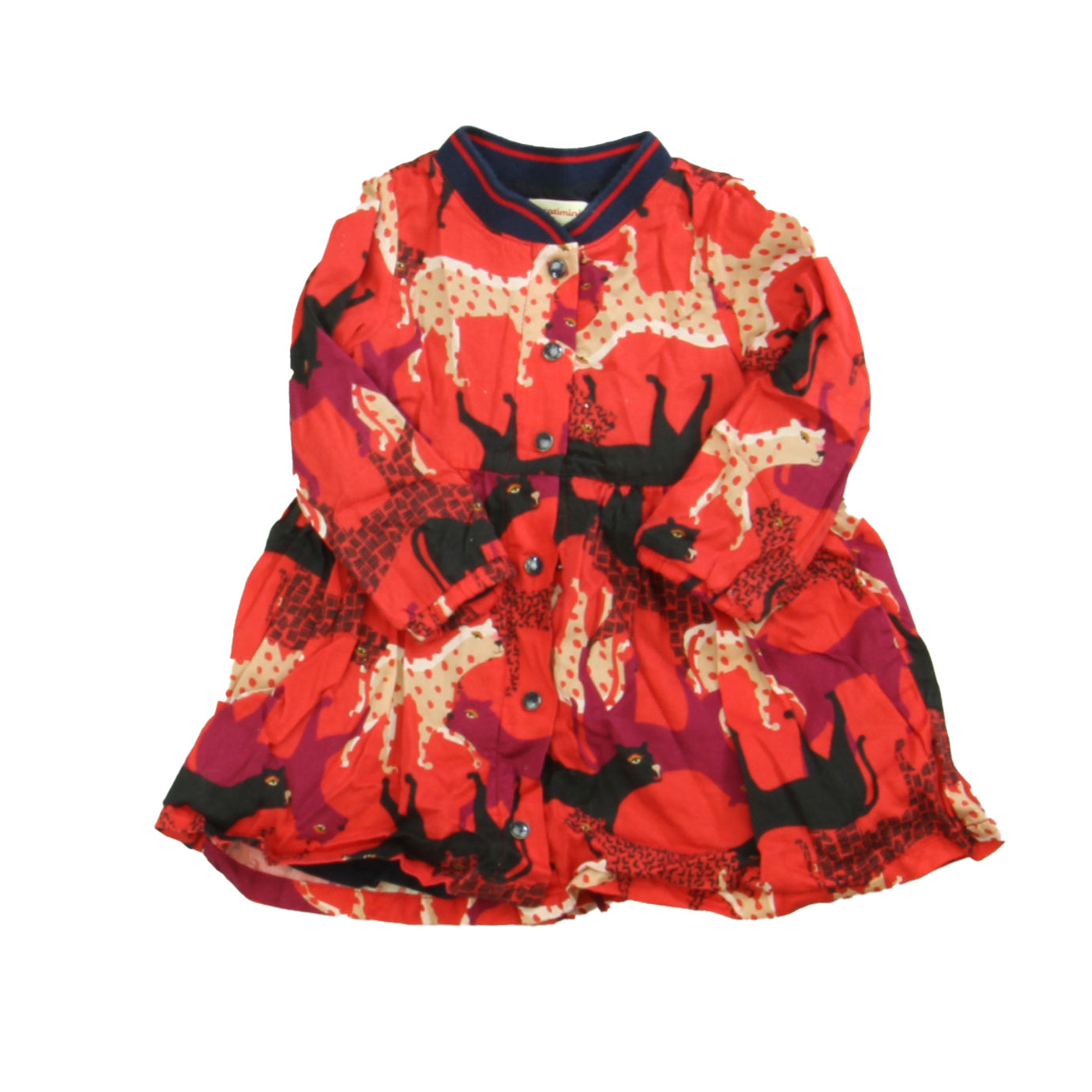 Catimini Girls Red | Dog Dress Size: 12 Months Red | Dog