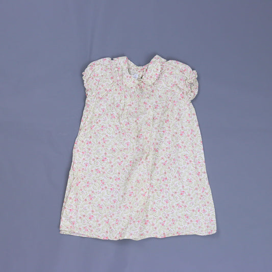 Charabia Girls Pink | Green Dress Size: 12 Months Pink | Green
