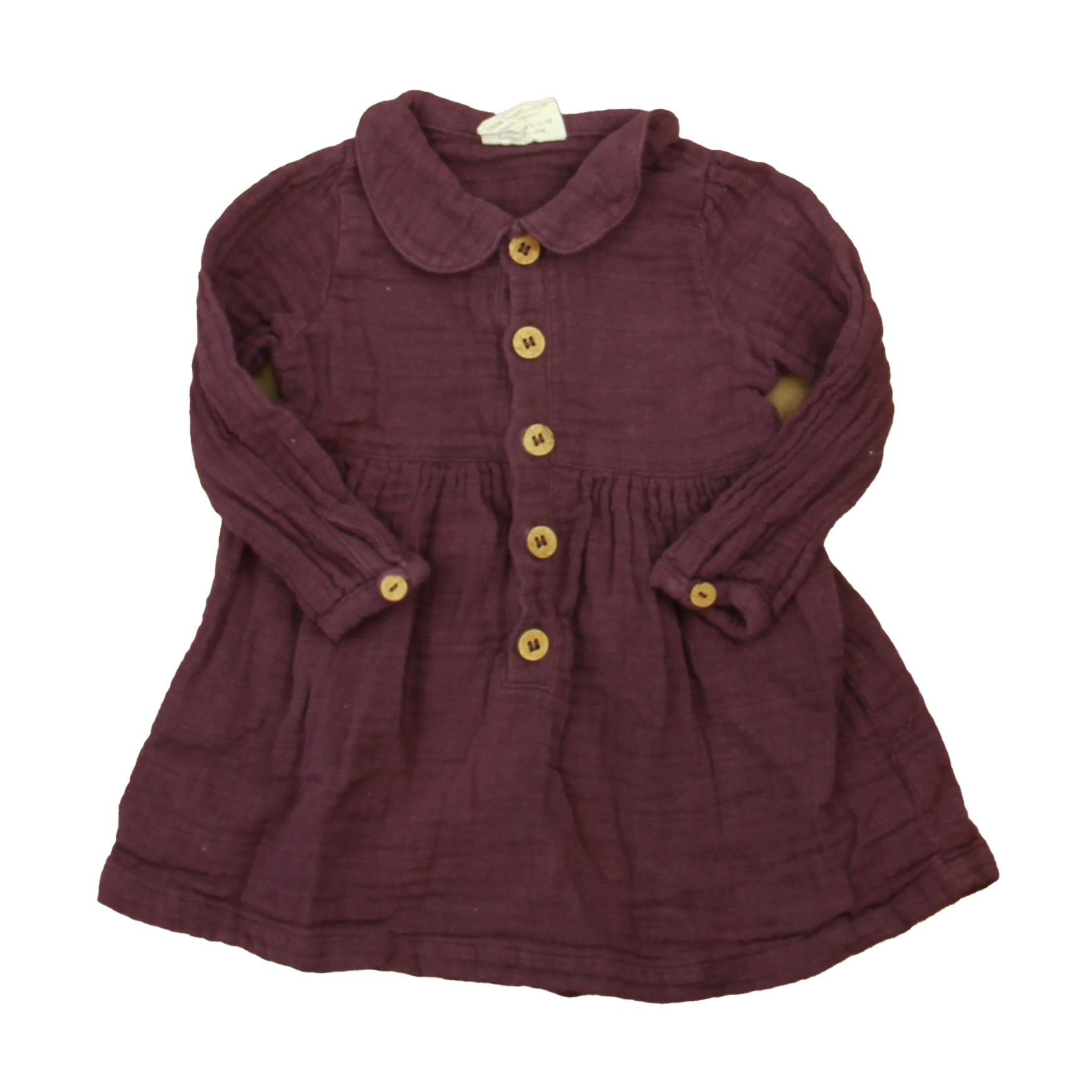 City Mouse Girls Plum Dress Size: 9-12 Months Plum