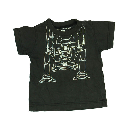 Civil Defense Unisex Grey T-Shirt Size: 6 Months Grey