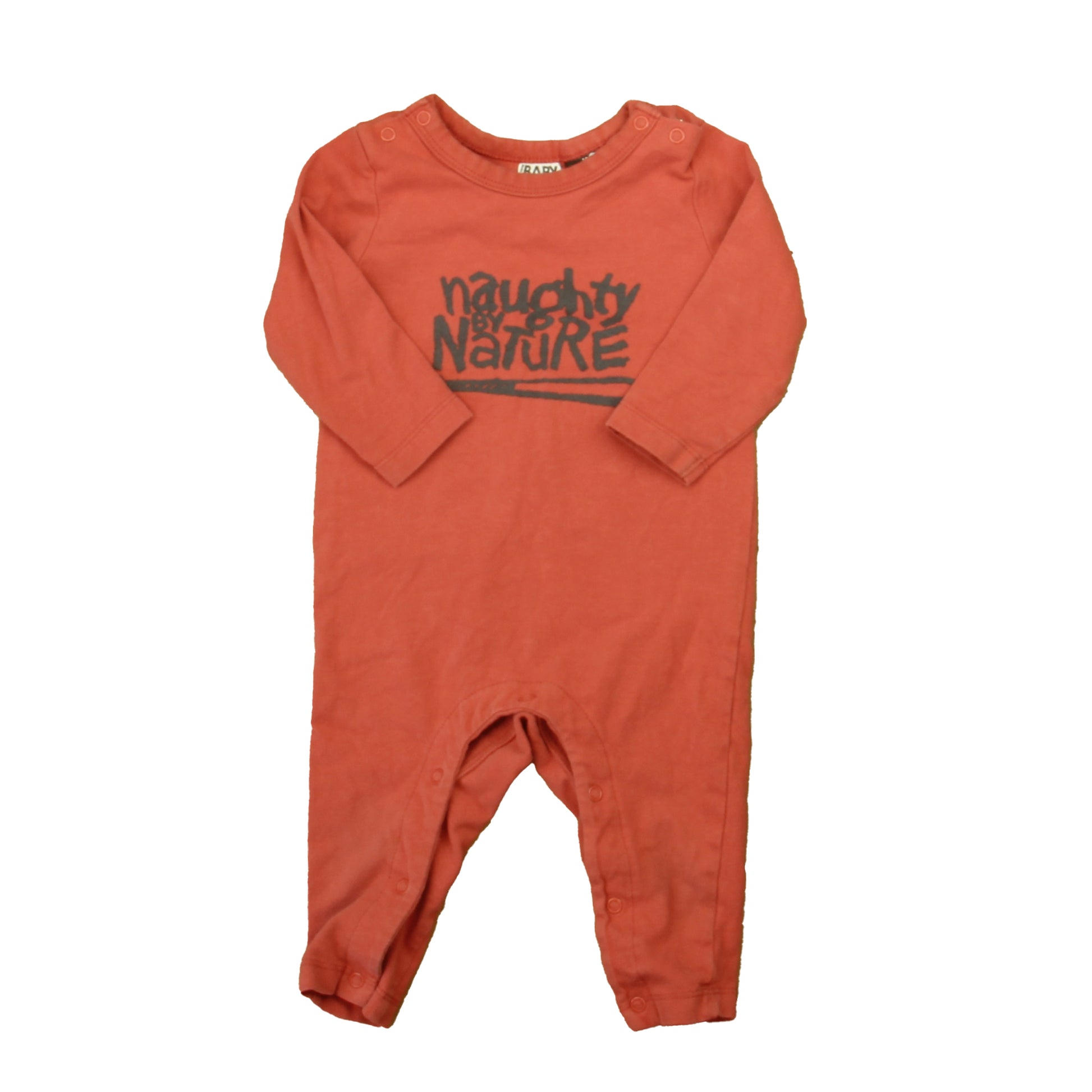 Cotton On Unisex Mauve Naughty By Natures Long Sleeve Outfit Size: 3-6 Months Mauve Naughty By Natures
