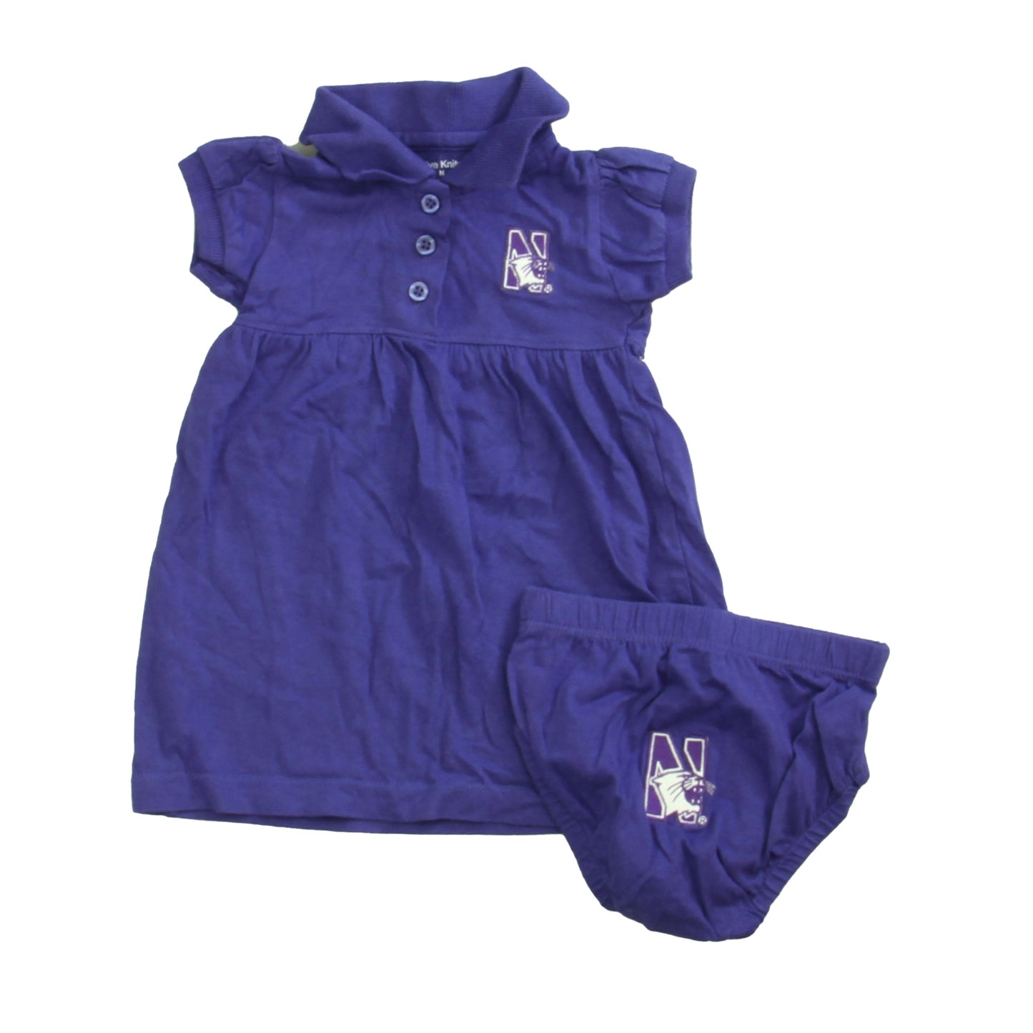 Creative Knitwear Girls Purple | Northwestern Wildcats Dress Size: 3-6 Months Purple | Northwestern Wildcats