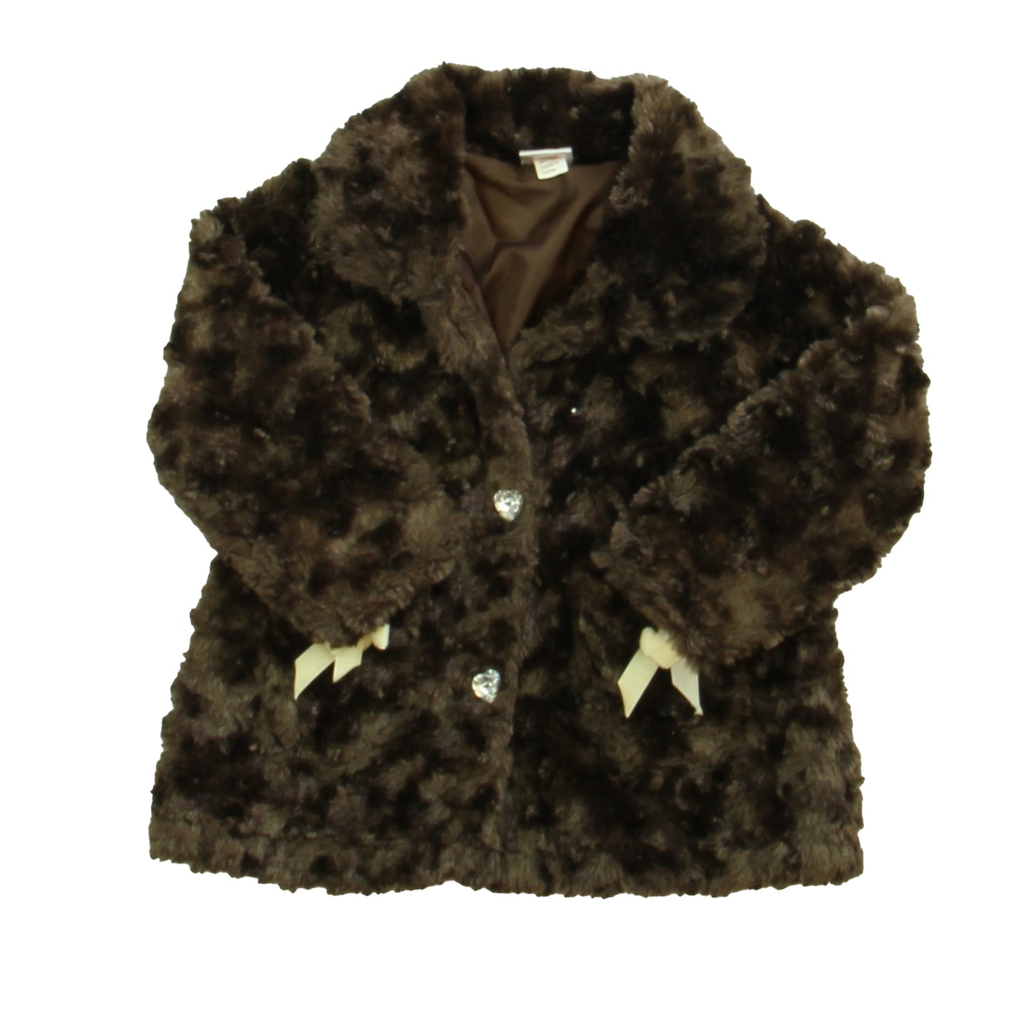 Cutie Pie Girls Brown Jacket Size: 24 Months Brown