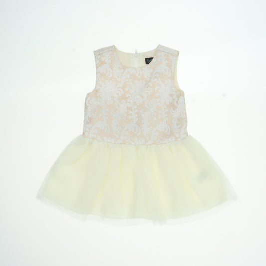 Cynthia Rowley Girls Beige Metallic Dress Size: 12 Months Beige Metallic