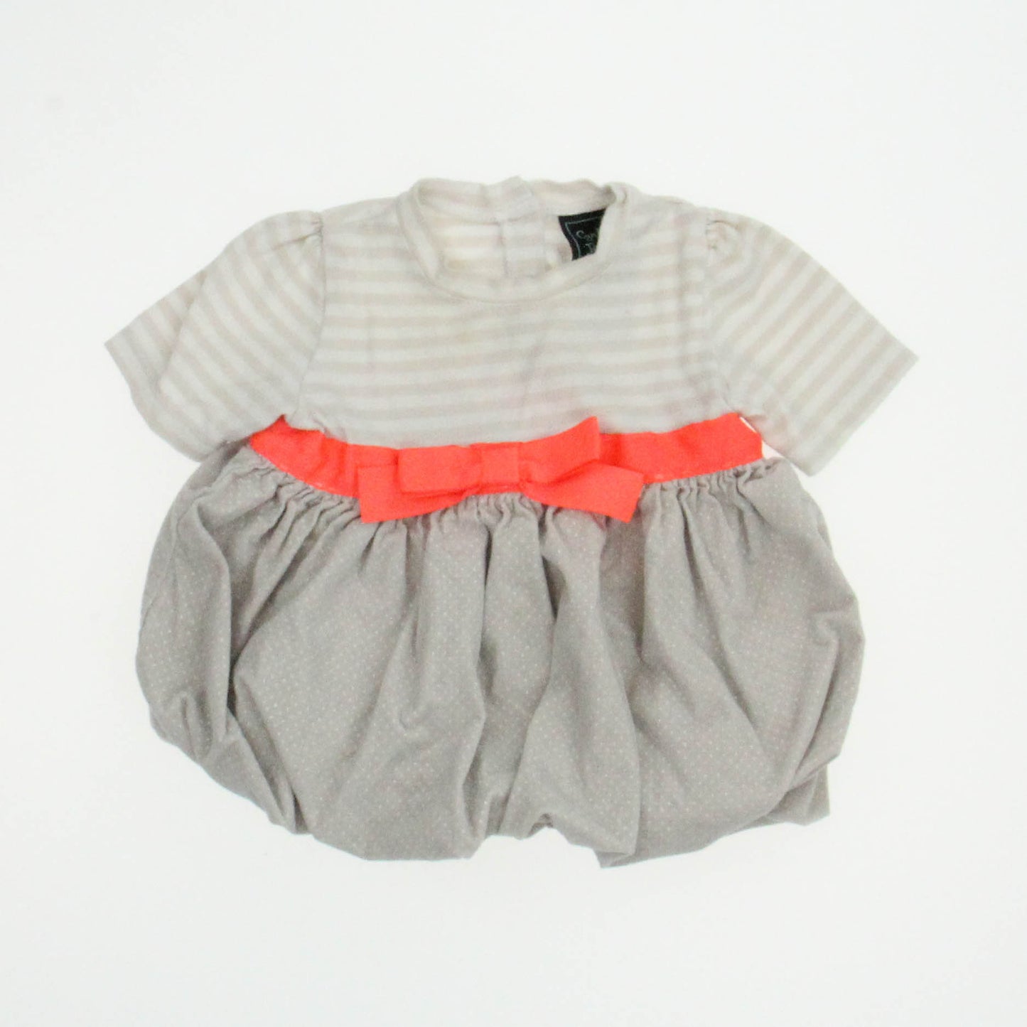 Cynthia Rowley Girls Beige | White Dress Size: 12 Months Beige | White