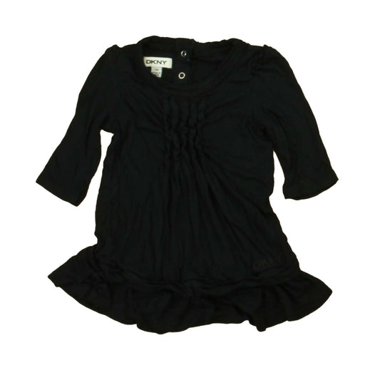 DKNY Girls Black Dress Size: 12 Months Black