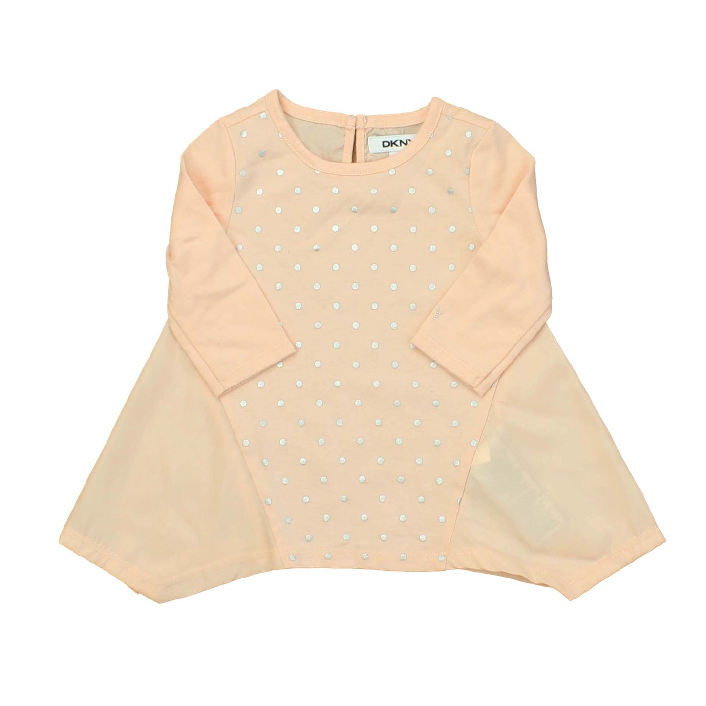 DKNY Girls Peach Dress Size: 18 Months Peach