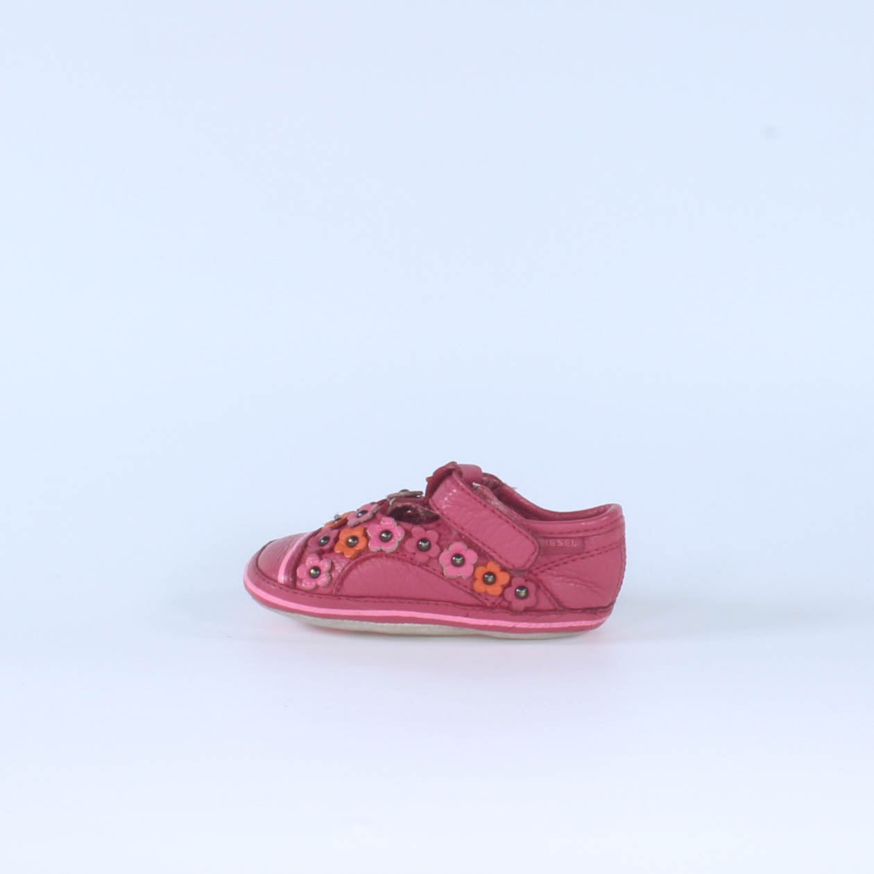 Diesel Girls Dark Pink | Orange | Floral Booties Size: 2.5 (Infant)