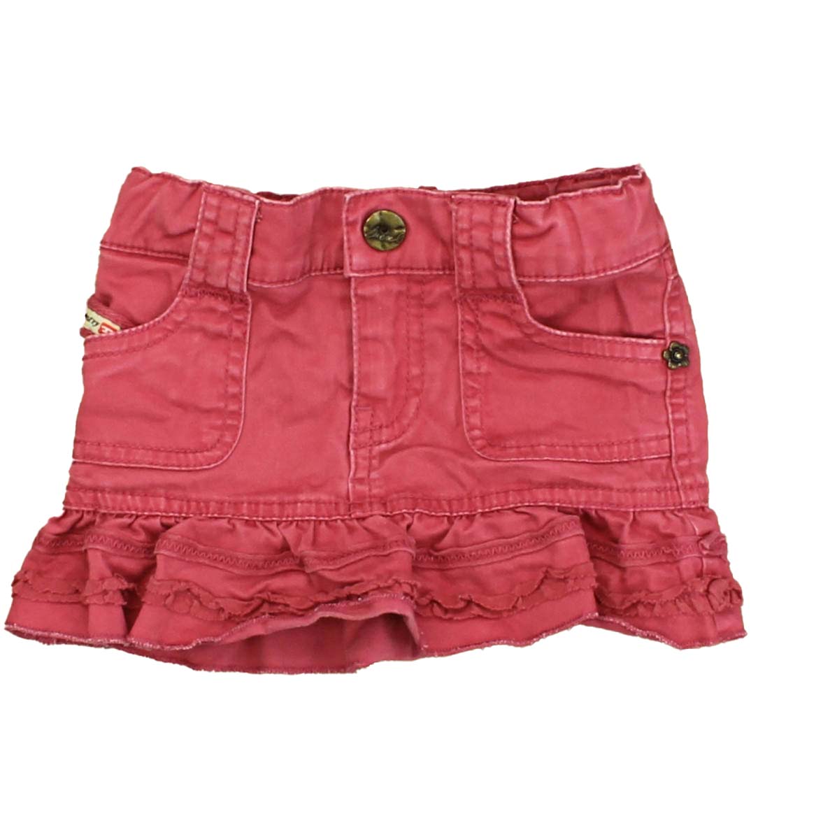 Diesel Girls Red Skirt Size: 6 Months Red