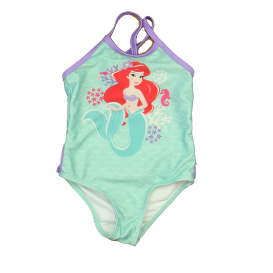 Disney Girls Purple | Aqua Mermaid 1-piece Swimsuit Size: 12 Months Purple | Aqua Mermaid