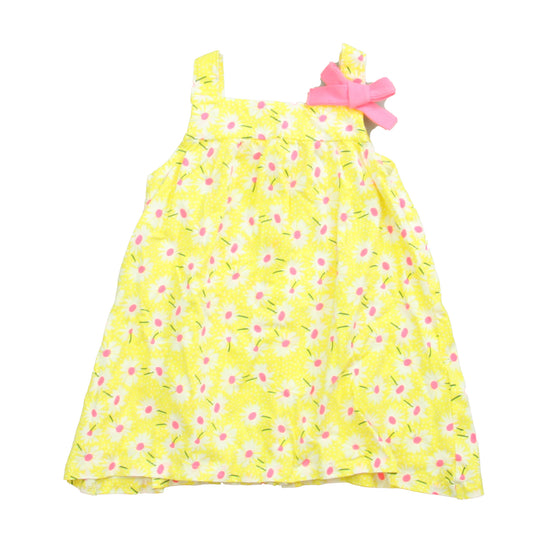 Du Pareil Girls Yellow | Pink Dress Size: 24 Months Yellow | Pink