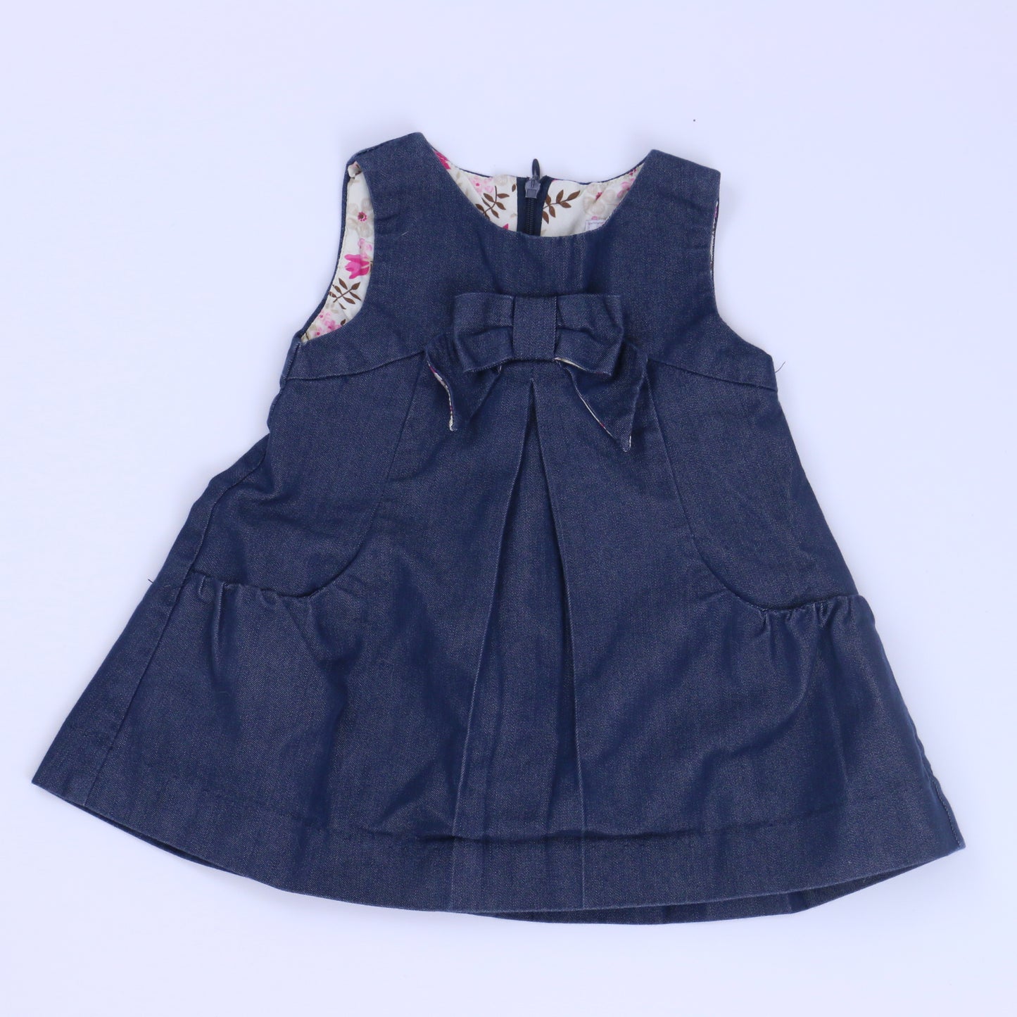 EPK Girls Blue Dress Size: 6 Months Blue