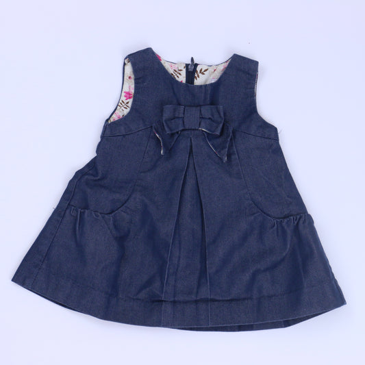 EPK Girls Blue Dress Size: 6 Months Blue