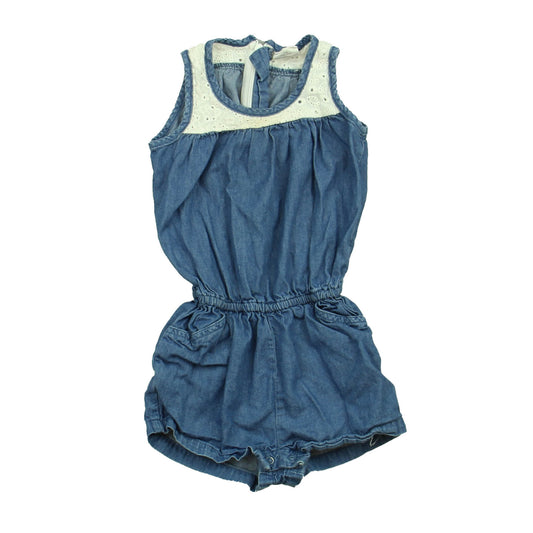 Egg Girls Blue | White Romper Size: 12 Months Blue | White