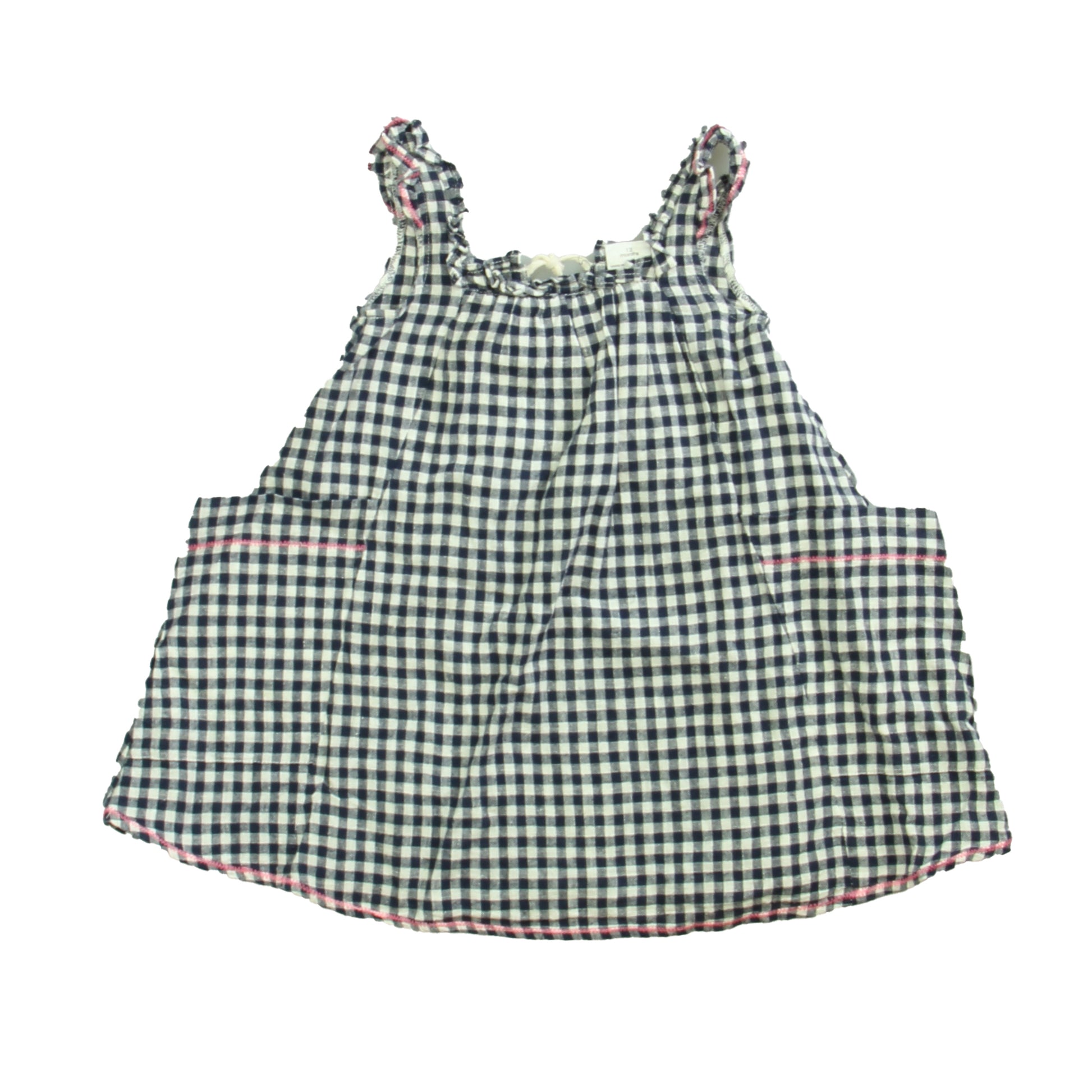 Egg Girls Navy | White Dress Size: 12 Months Navy | White