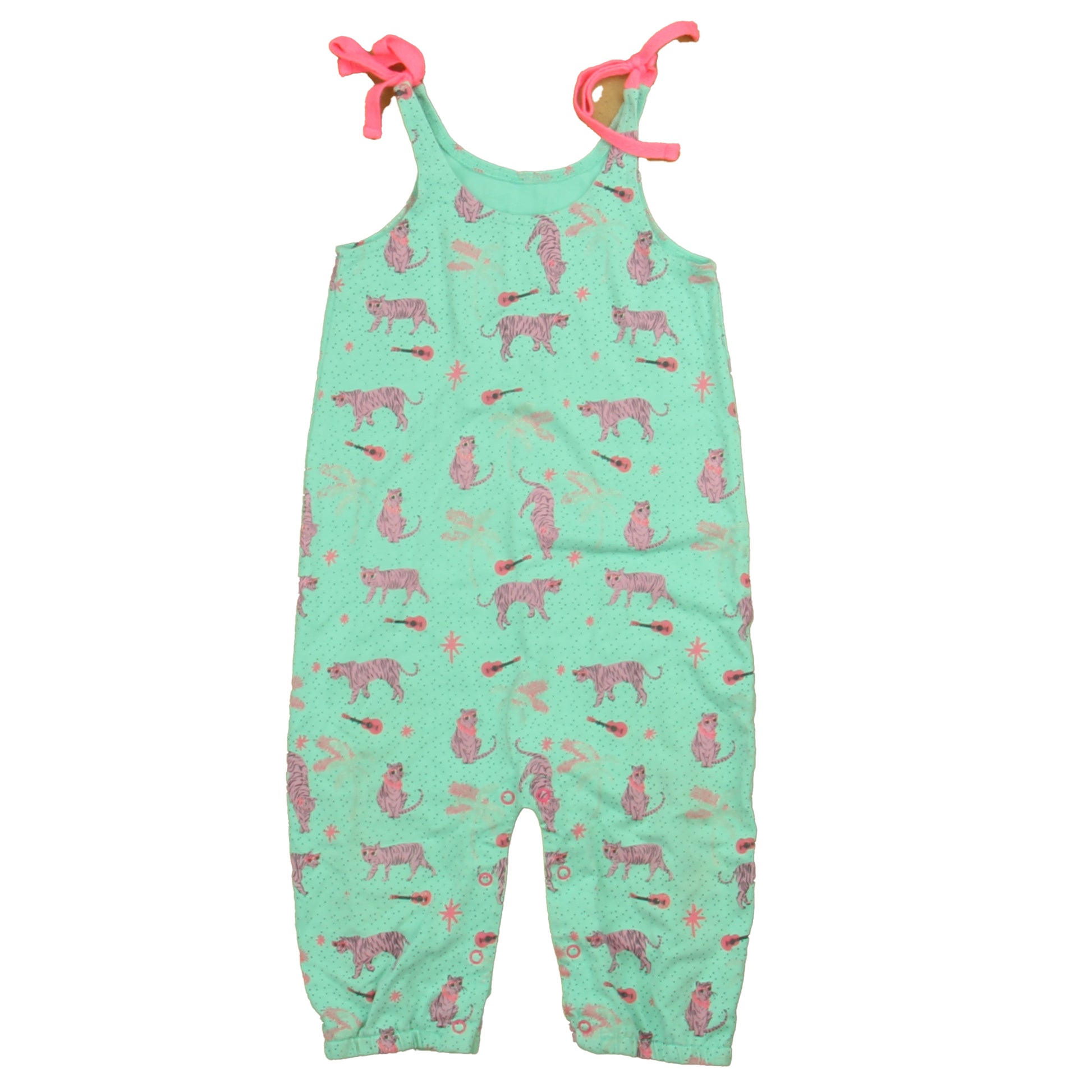 Egg Girls Turquoise | Pink Romper Size: 12 Months Turquoise | Pink