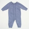Egg Unisex Blue Long Sleeve Outfit Size: 3 Months Blue