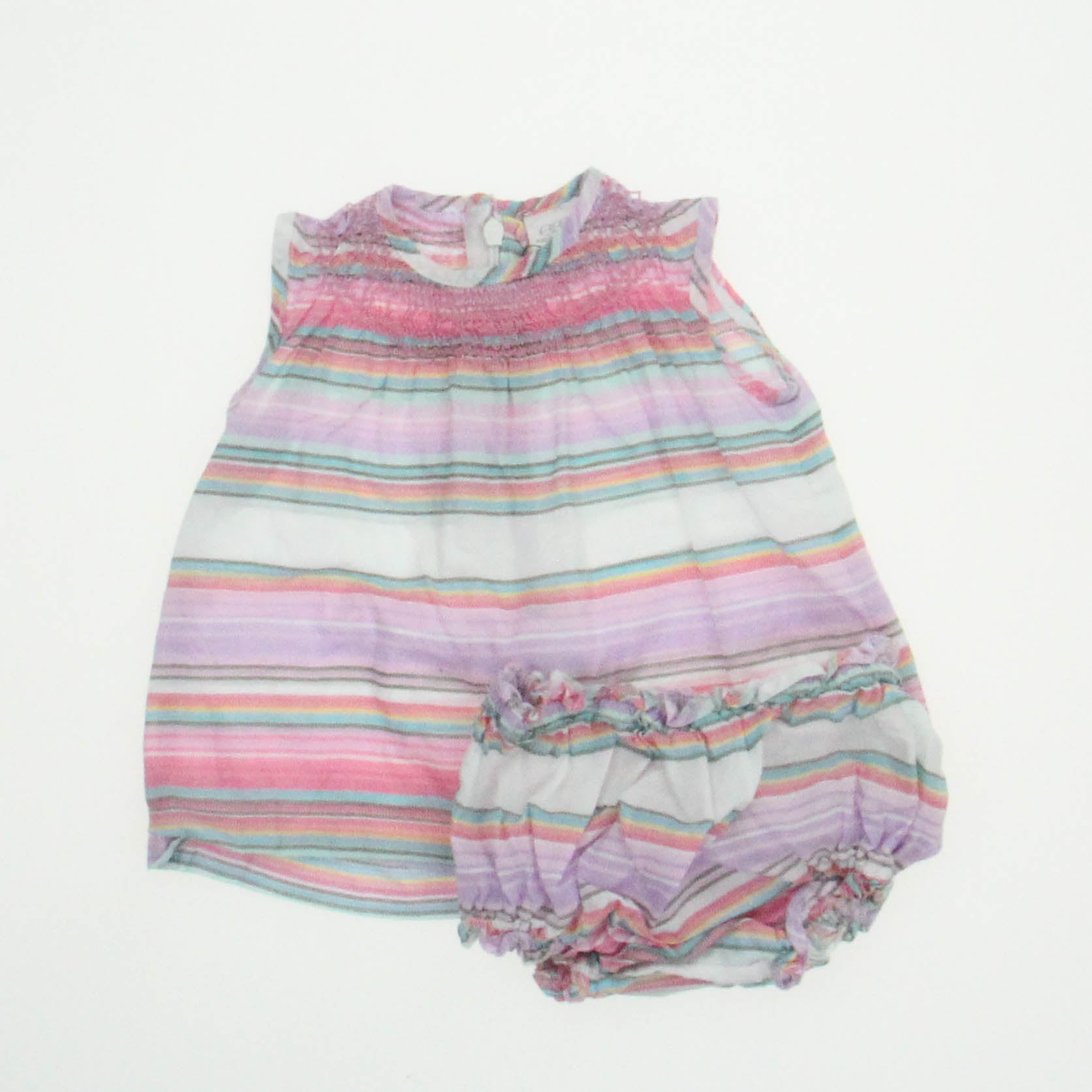 Egg Girls Pink | Multi | Stripes Dress Size: 3 Months Pink | Multi | Stripes