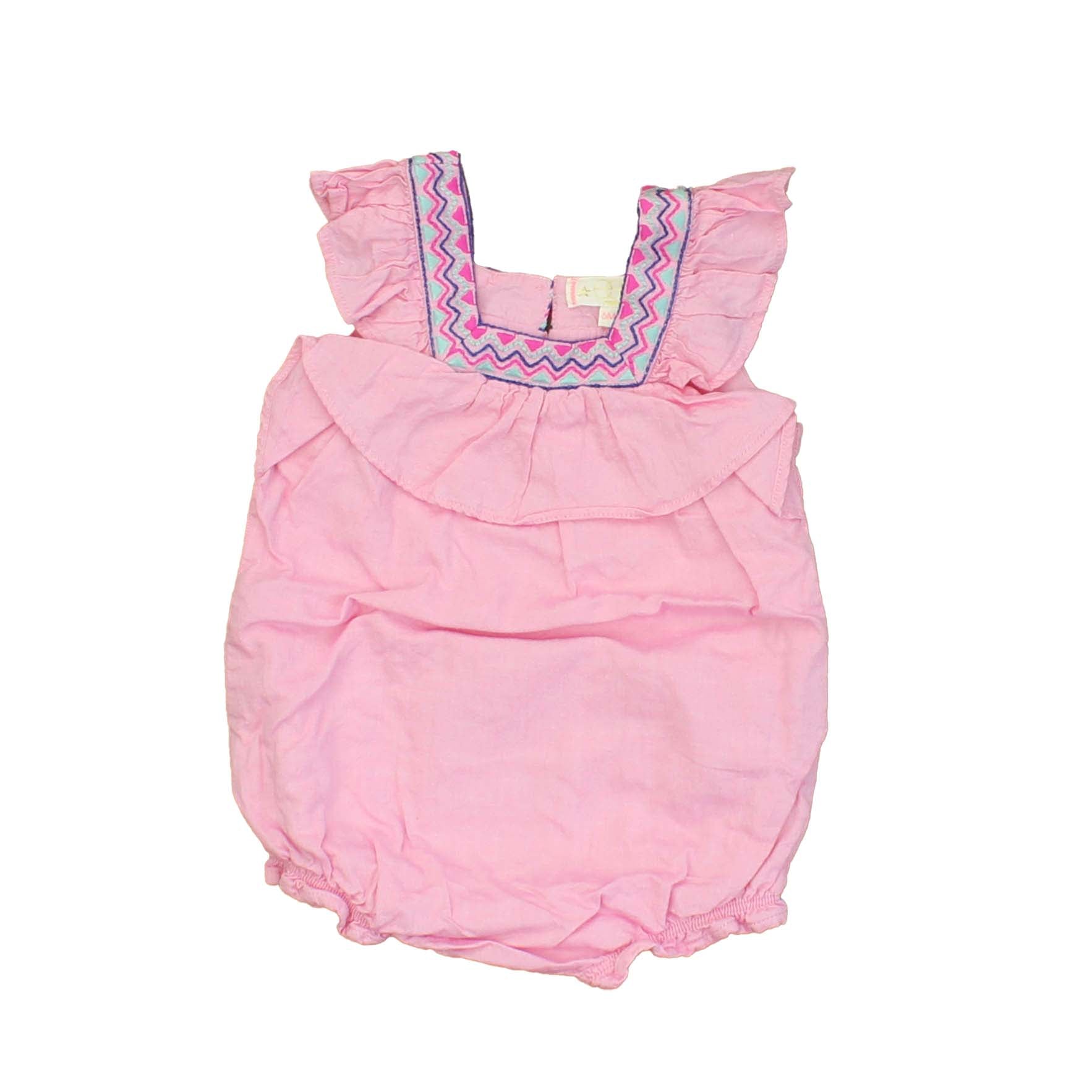 Egg Girls Pink Romper Size: 6 Months Pink