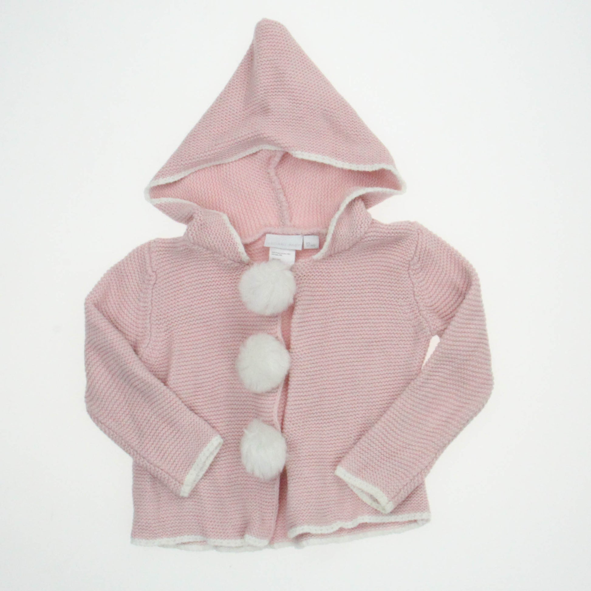 Elegant Baby Girls Pink Cardigan Size: 12 Months Pink