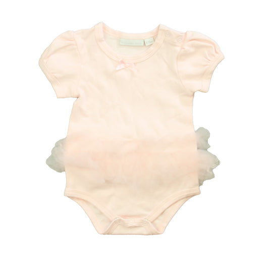 Elegant Baby Girls Pink Onesie Size: 6-9 Months Pink