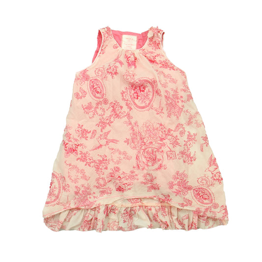 Eliane Et Lena Girls Pink | Floral Dress Size: 18 Months Pink | Floral