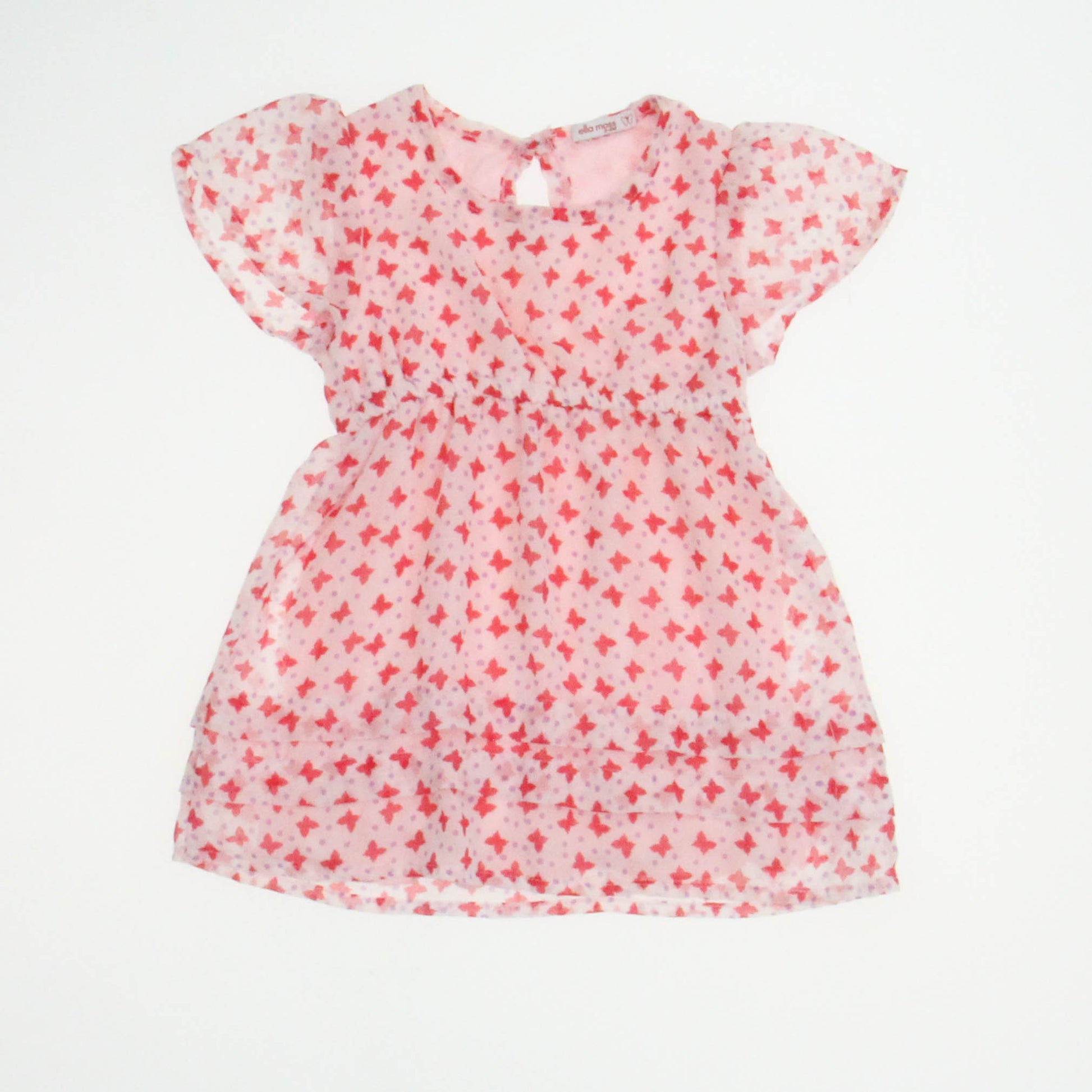 Ella Moss Girls Pink Dress Size: 3-6 Months Pink