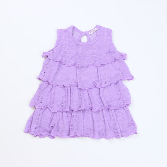 Ella Moss Girls Purple Dress Size: 6-12 Months