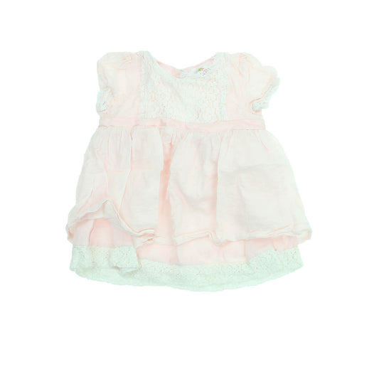 Emma's Garden Girls Pink Dress Size: 6-9 Months Pink