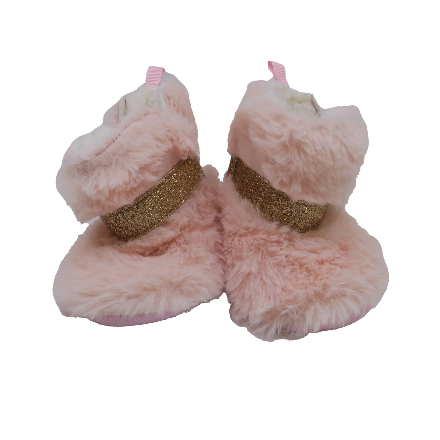 Esprit Girls Pink Booties Size: 9-12 Months Pink