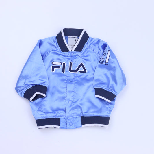 Fila Unisex Blue Jacket Size: 3-6 Months Blue
