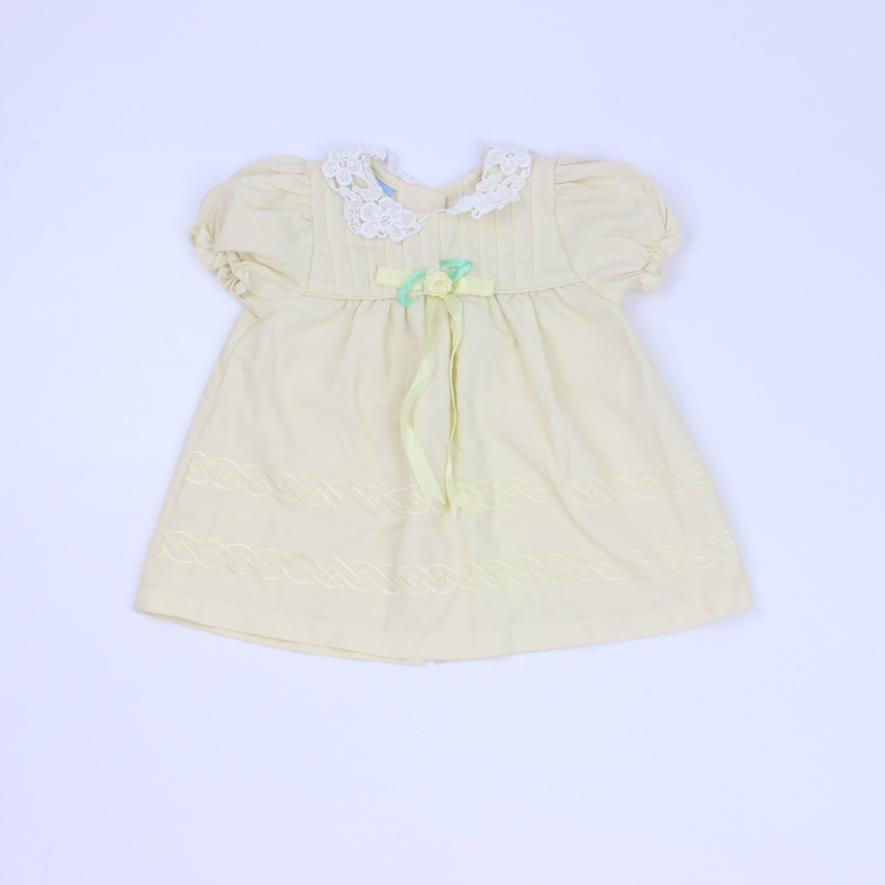 Fine and Dandy Girls Yellow Dress Size: 6-9 Months Yellow