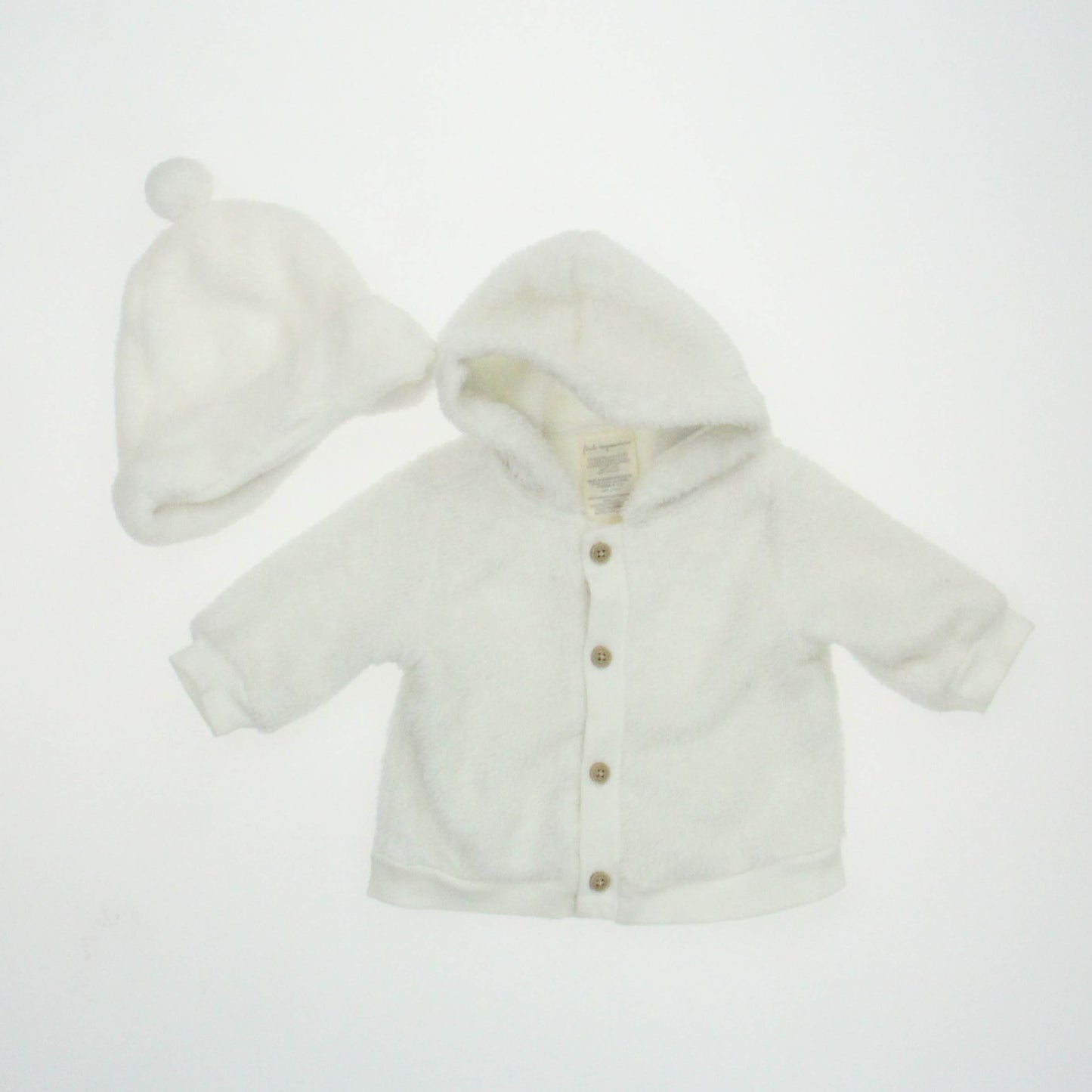 First Impressions Unisex Ivory Jacket Size: 0-3 Months Ivory