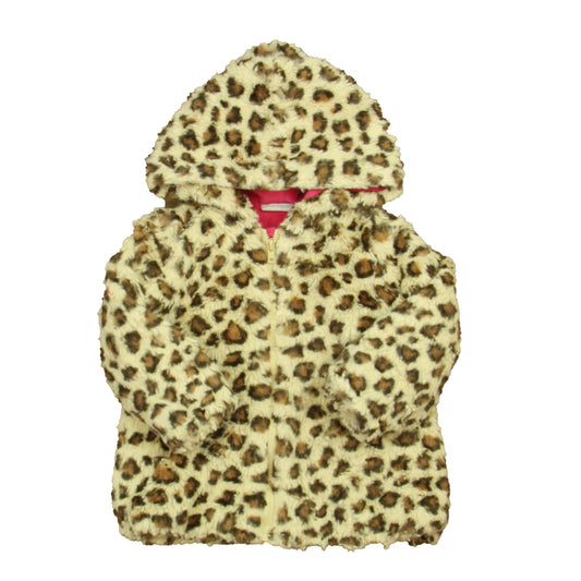 First Impressions Girls Leopard Jacket Size: 12 Months