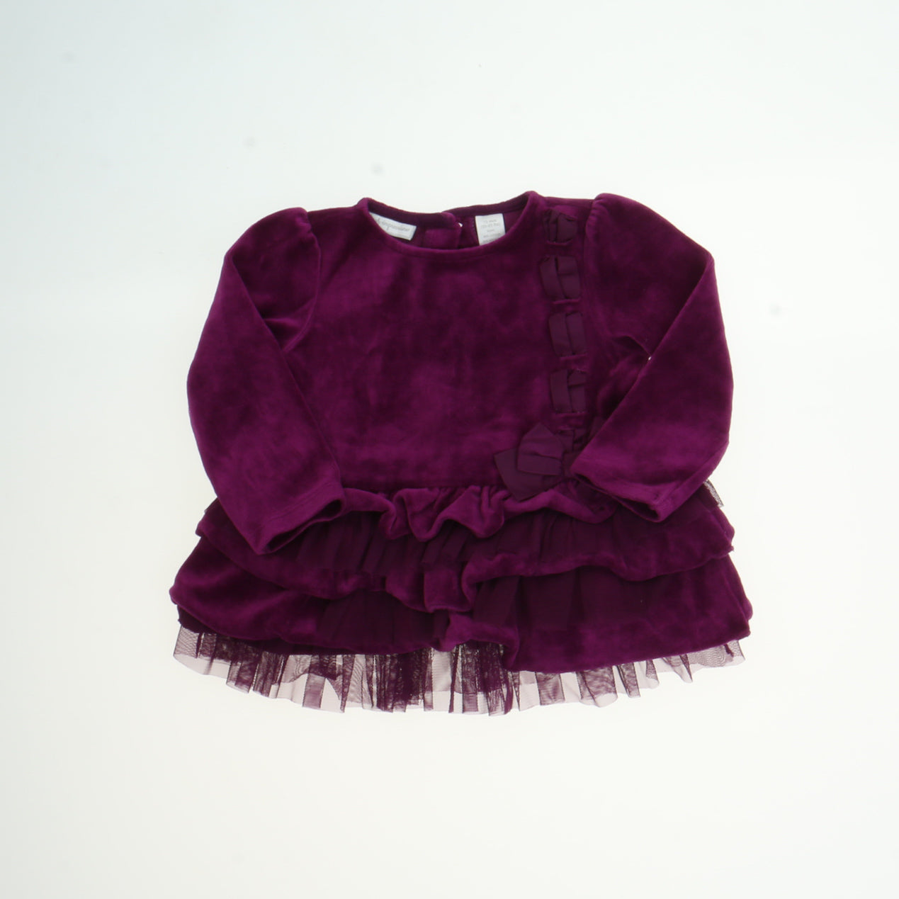 First Impressions Girls Purple Dress Size: 12 Months Purple