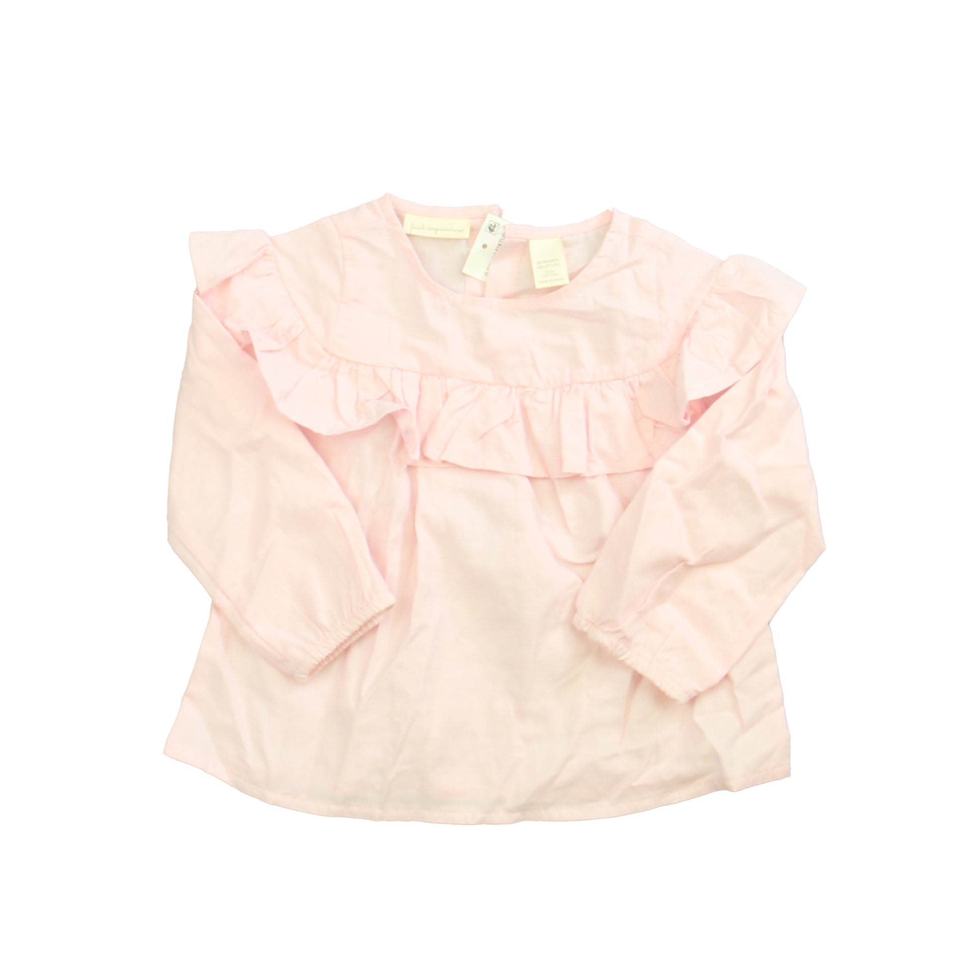 First Impressions Girls Pink Blouse Size: 18 Months Pink