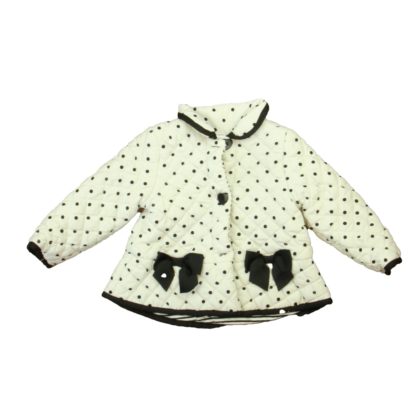 First Impressions Girls White | Black Jacket Size: 18 Months White | Black