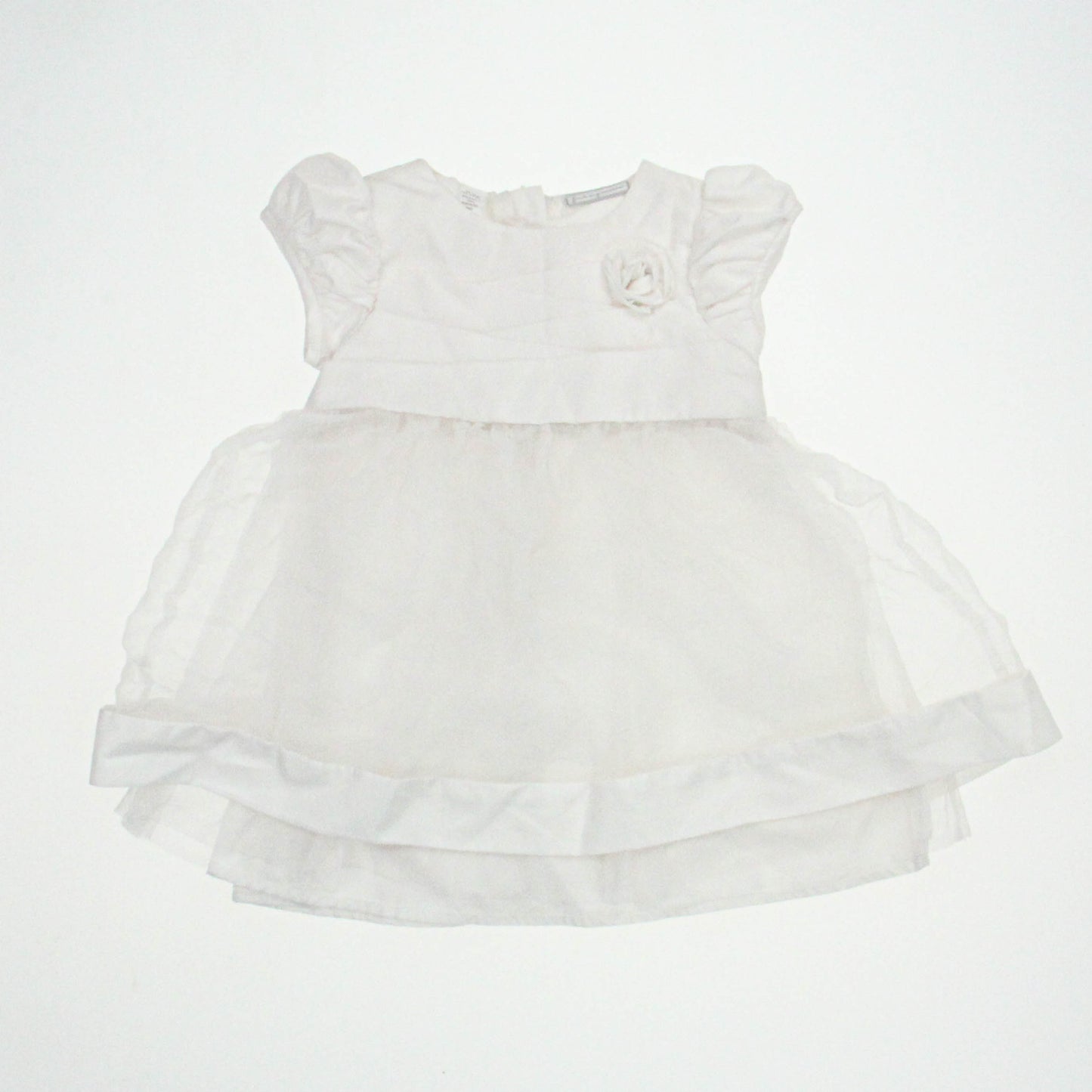 First Impressions Girls White Dress Size: 18 Months White